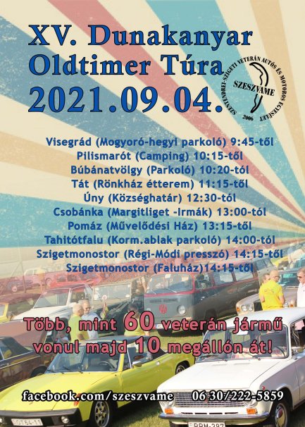 XV. Dunkanyar Oldtimer Túra